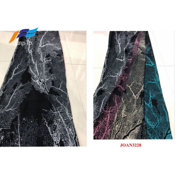 폴리 에스터 디지털 인쇄 블랙 Abaya 베일 의류 직물